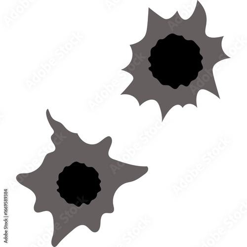 Bullet Hole Vector