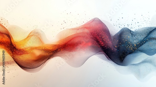 Abstract artistic depiction of a data chart, symbolizing the vastness and complexity of data science. This visual highlights the blend of science and creativity in data analytics, Generative AI