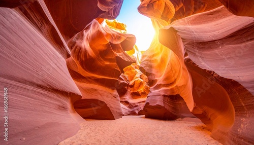 Abstract background canyon Antelope near Page, Grand Canyon National Park at sunset, grand canyon sunset illustration