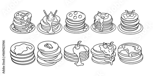 Breakfast Pancakes Line