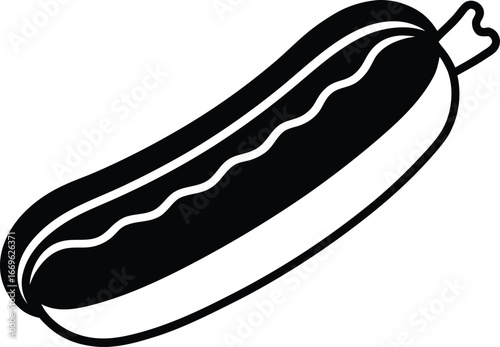 hot dog vector illustration