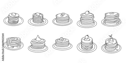 Breakfast Pancakes Line