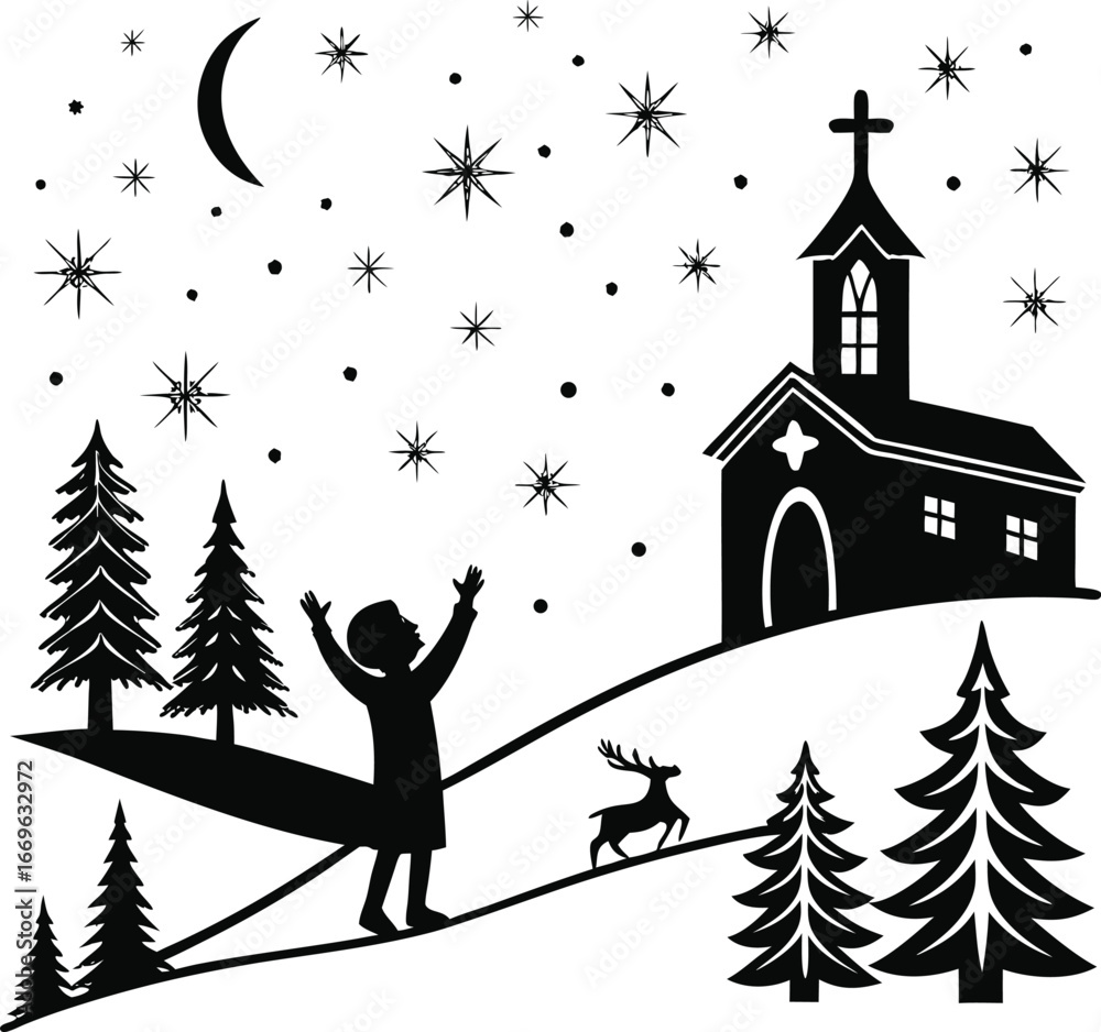 Fototapeta premium CHRISTMAS SVG VECTOR