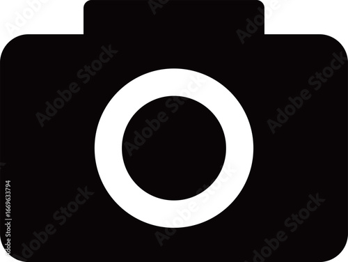 カメラのアイコン　モノトーン