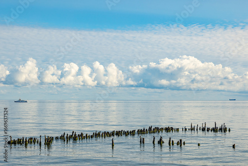 Seebrücke Heringsdorf - Erinnerung an die Vorzeit