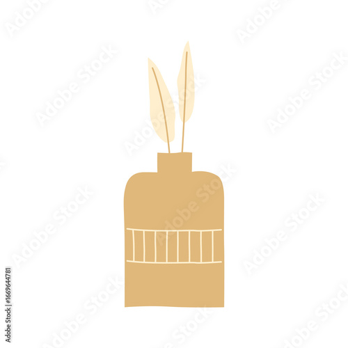 vector illustration of a feather