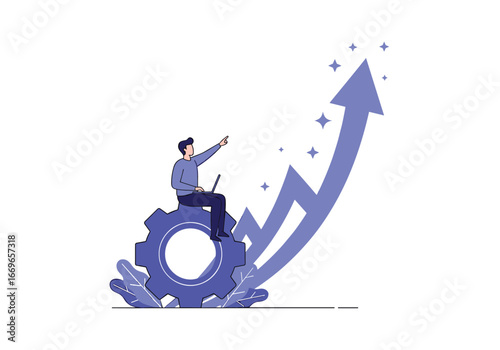 Business growth strategy and development for enhanced company performance and achievement