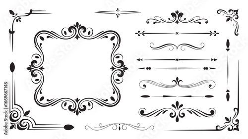 Border Design Vector. 