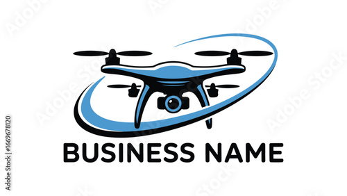 Drone Logo Design Vector, Unique drone logo Modern and minimalist vector, Creative Logo Design,