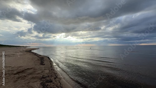 baltic sea beach summer waves jurmala latvia