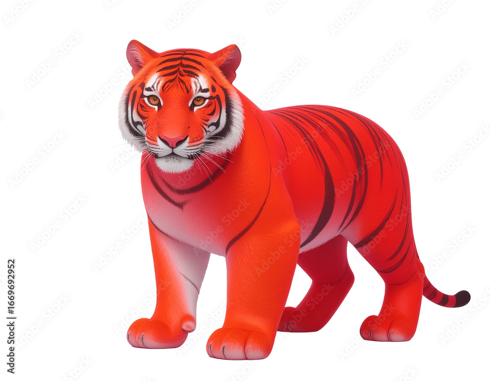 Obraz premium tiger isolated on white