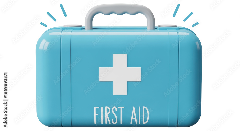 Obraz premium Isolated First Aid Kit