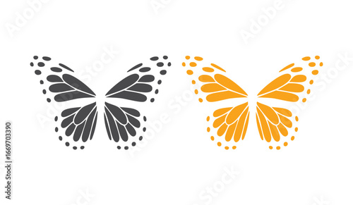 Editable Butterfly Vector Shapes for Branding