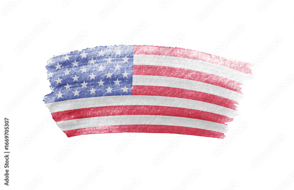 Obraz premium Grunge USA Flag background texture