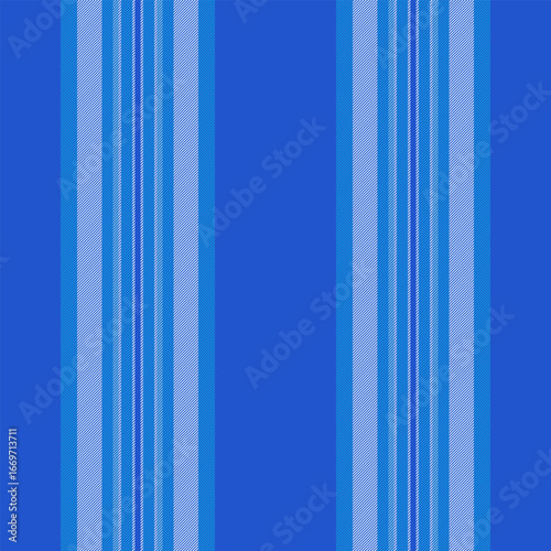 Vertical blue stripes pattern. Classic textile design. Use for backgrounds, wallpaper, packaging, fashion. Elegant, simple, and versatile.