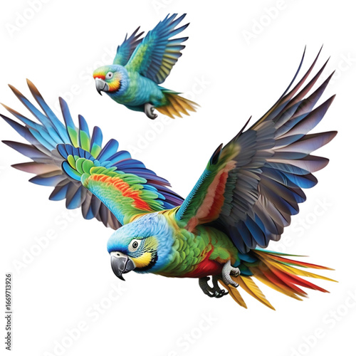 blue and yellow macaw