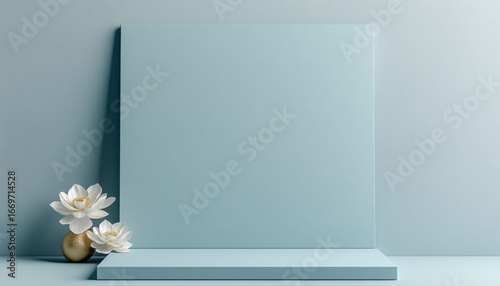 Minimalist Clean Background with Copy Space
