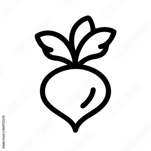 Beetroot Leafy Top icon set – vegetable, healthy, organic, nutrition, farm, food, fresh icons collection