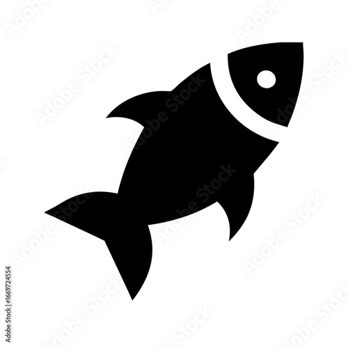 Fish Icon Set – Ocean, Seafood, Marine, Aquarium, Nature, Minimal, Vector, Editable, Icon Set