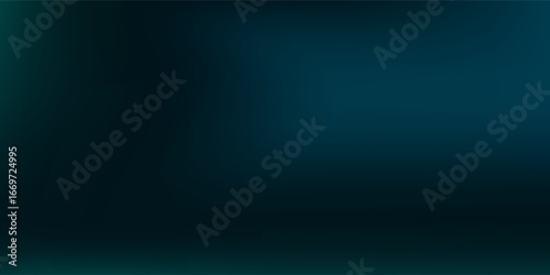 Modern dark blue to light blue and green gradient background illustration ideal for sophisticated visual designs art modern