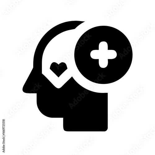 Mental Health Icon Set – Mind, Wellness, Psychology, Therapy, Support, Vector, Editable, Care Design