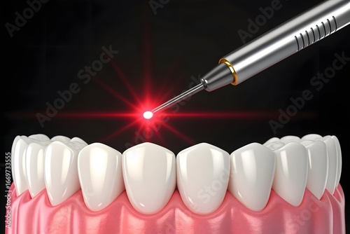 Laser Dentistry Treatment on Teeth dental