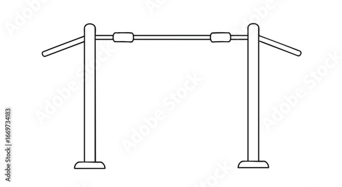 Pull-up bar for fitness, exercise, and bodyweight training