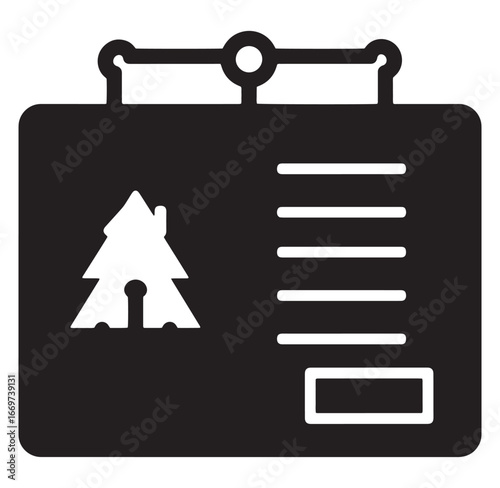 Simple vector icon representing real estate homeownership and property investment concept