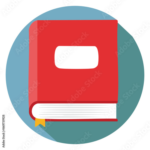 A clean and versatile vector icon of an open book.