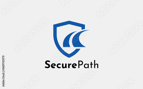 Free Download Secure Path Logo Design – Modern, Minimal, Professional Branding Icon - GFXLoad