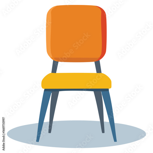 A simple line art illustration of a comfortable armchair, capturing the essence of relaxation in a clean, accessible manner.
