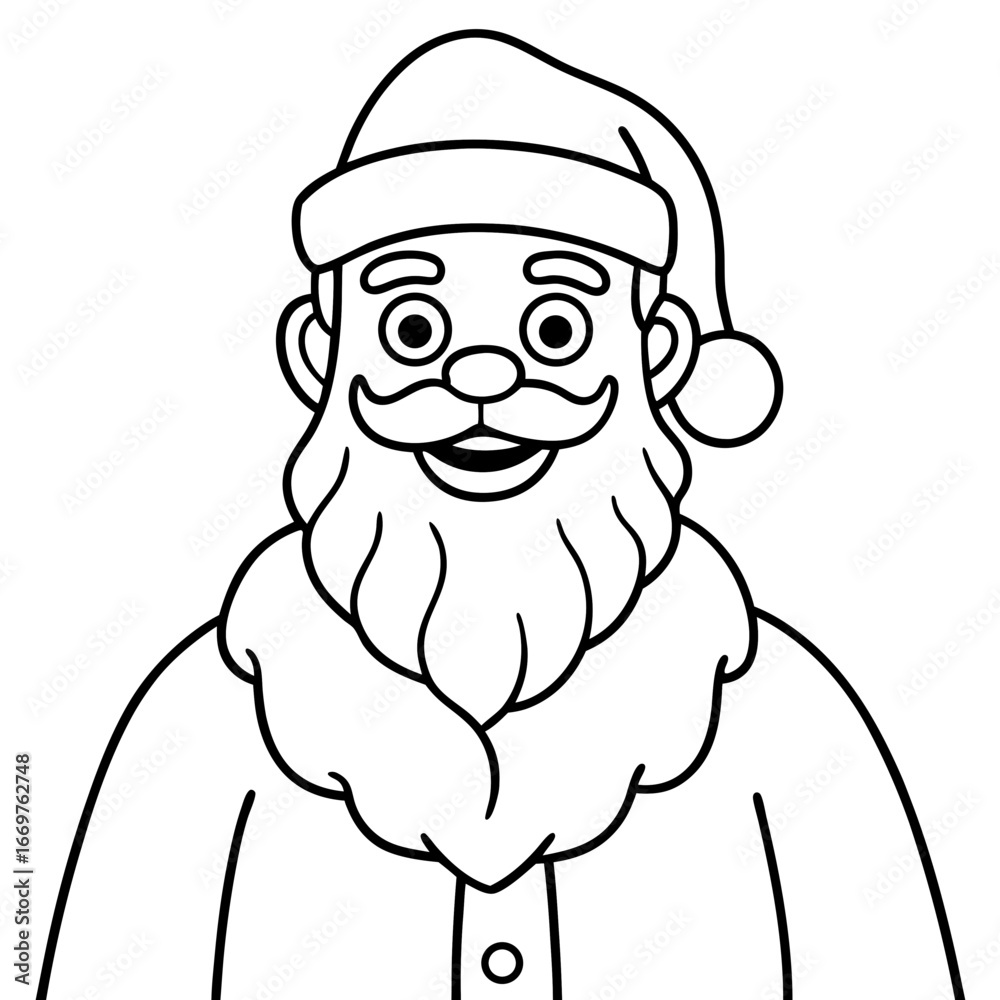 Obraz premium santa claus vector illustration