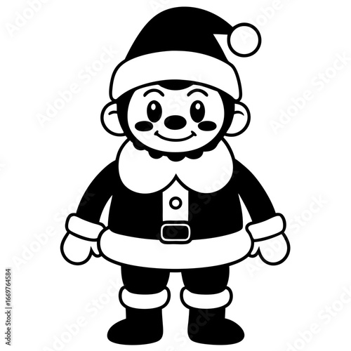cartoon santa claus