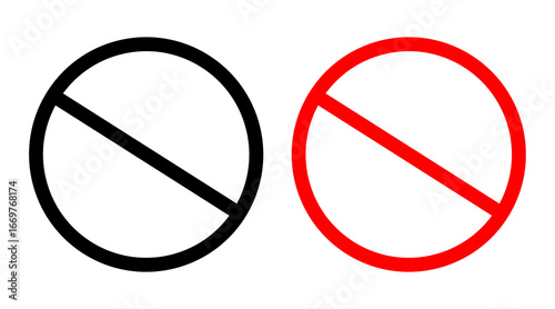 Two black, red prohibition signs png transparent background Free Download Two black, red prohibition signs png transparent background - GFXLoad