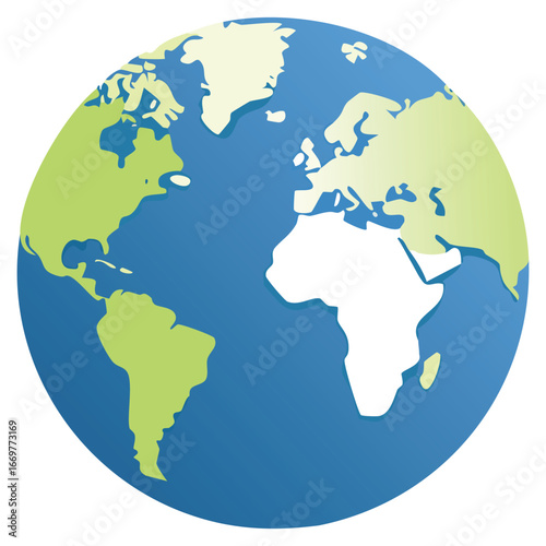 A sleek and professional vector icon of a spinning globe, designed for a variety of digital and print applications, representing global connectivity and movement.