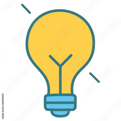 A vibrant and simple vector icon of a lava lamp, representing a retro aesthetic and a fun, whimsical style.