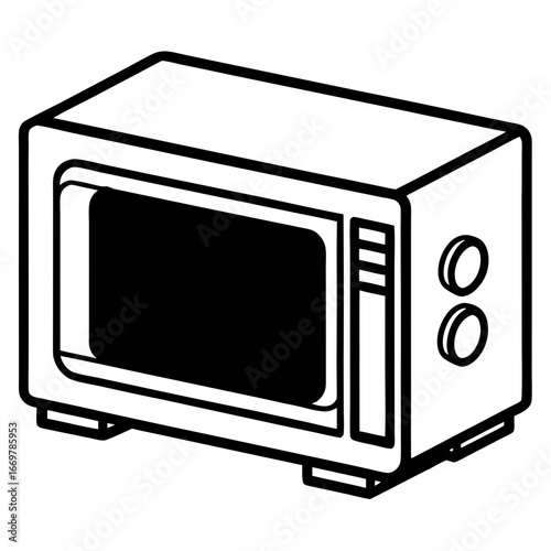 tv set isolated on white