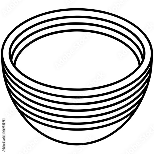 vector illustration of a plate