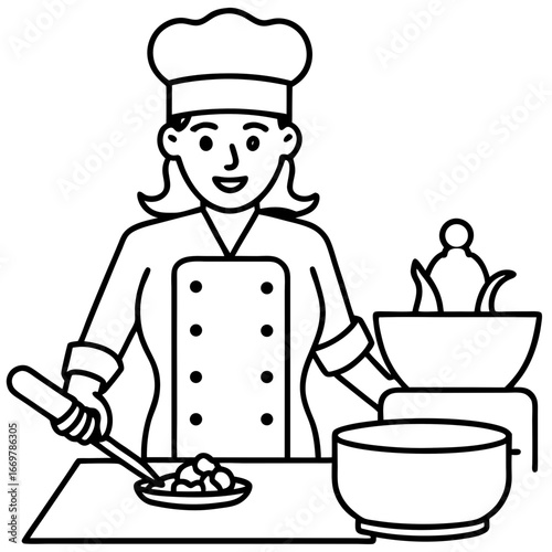 cook with a spoon