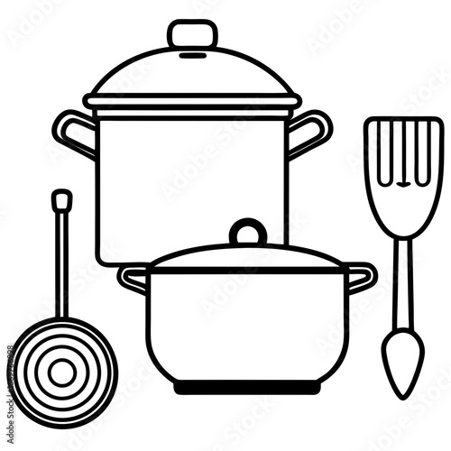 cooking pots and pans