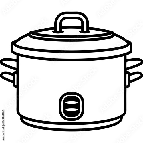 cooking pot vector illustration