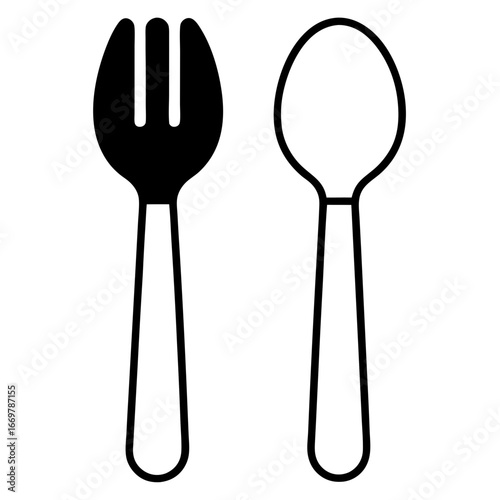 spoon fork and spoon