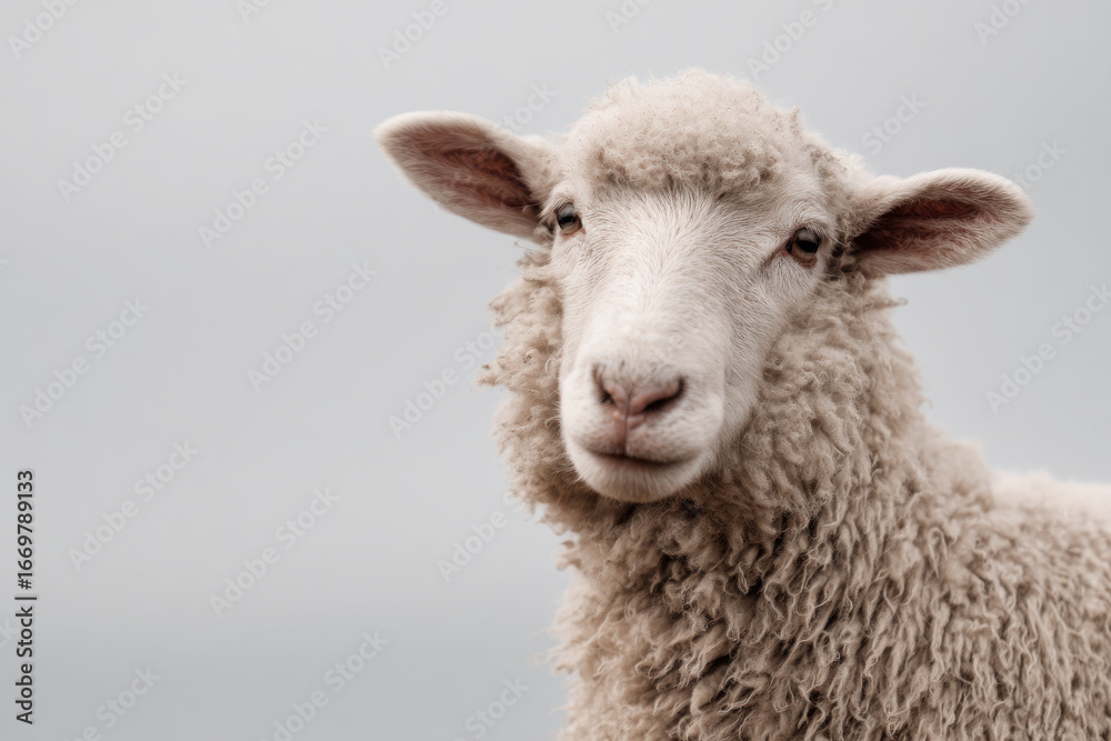 Obraz premium create series of minimalist portraits featuring top animals focusing on agricultural species