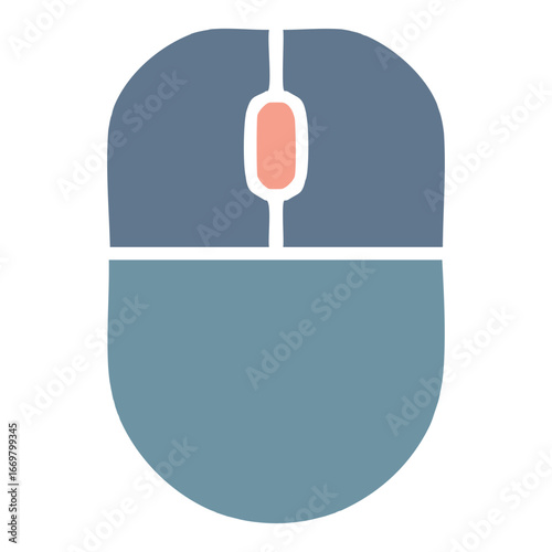 A professional and clean vector icon of a trackball mouse, conveying a sense of a specialized and ergonomic tool.