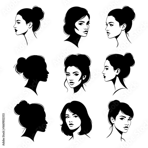 vector illustration of a woman