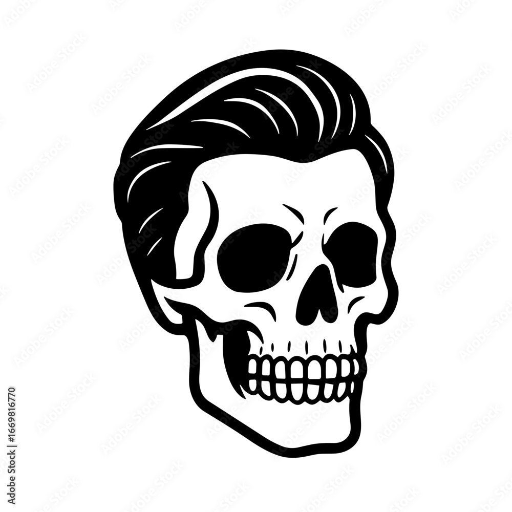 Fototapeta premium Human Skull illustration