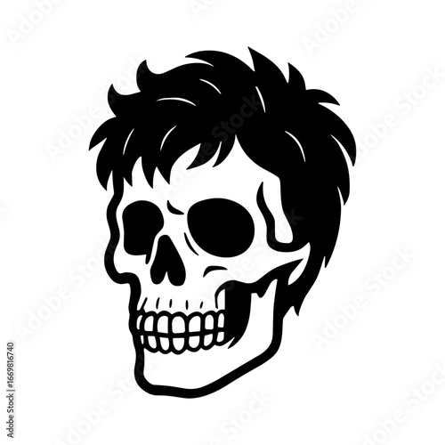 Human Skull illustration