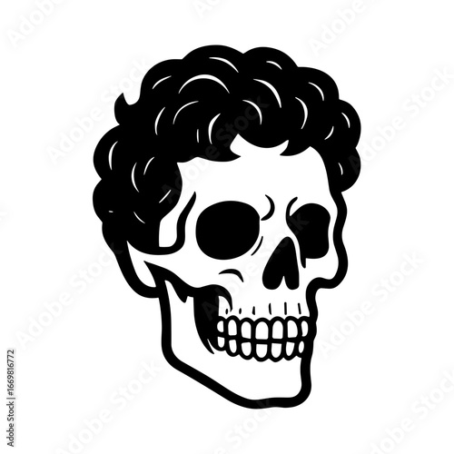 Human Skull illustration