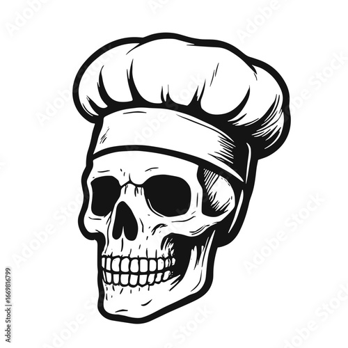 Human Skull illustration