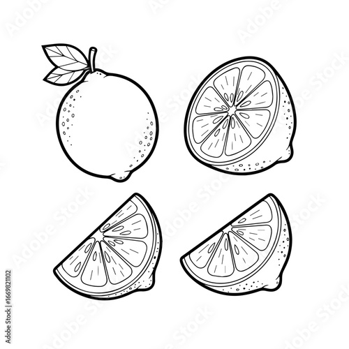 set of fruits